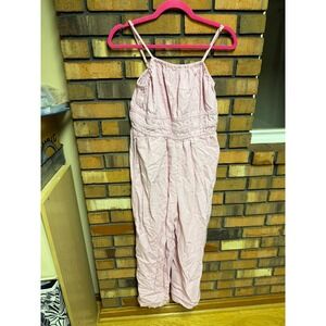 Women's Light Pink Spaghetti Strap Jumpsuit